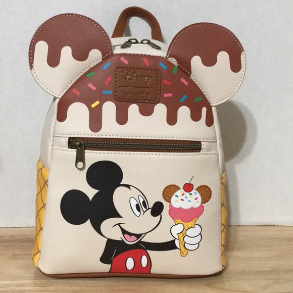 Loungefly Handbags - Loungefly Mickey Mouse Ice Cream Mini Backpack